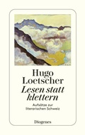 Cover: Lesen statt klettern - Diogenes
