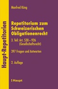 Cover: Repetitorium zum Schweizerischen Obligationenrecht - Haupt Verlag