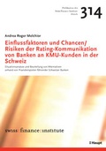 Cover: Einflussfaktoren und Chancen/Risiken der Rating-Kommunikation von Banken an KMU-Kunden in der Schweiz - Haupt Verlag