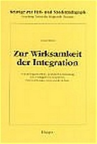 Enlarge image Cover: Zur Wirksamkeit derIntegration - Haupt Verlag