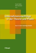 Cover: Unternehmensnachfolge in der Theorie und Praxis - Haupt Verlag