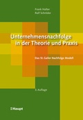 Cover: Unternehmensnachfolge in der Theorie und Praxis - Haupt Verlag