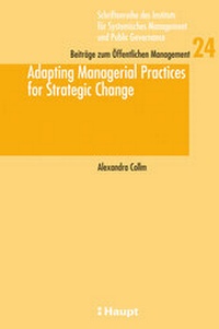 Abbildung von: Adapting Managerial Practices for Strategic Change - Haupt Verlag