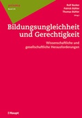 Cover: Bildungsungleichheit und Gerechtigkeit - Haupt Verlag