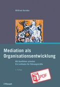 Cover: Mediation als Organisationsentwicklung - Haupt Verlag