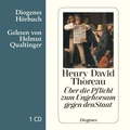 Cover: &Uuml;ber die Pflicht zum Ungehorsam gegen den Staat - Diogenes