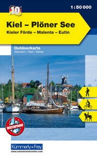 Abbildung von: Kiel - Plöner See Nr. 10 Outdoorkarte Deutschland 1:50 000 - Kümmerly+Frey