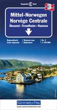 Cover: Mittel-Norwegen Nr. 03 Regionalkarte Norwegen 1:335 000 - K&uuml;mmerly+Frey