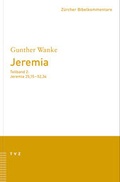 Cover: Jeremia 25.15-52.34 - Theologischer Verlag Z&uuml;rich