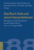 Cover: Das Buch Hiob und seine Interpretationen - Theologischer Verlag Z&uuml;rich