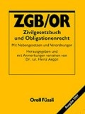 Cover: Zivilgesetzbuch und Obligationenrecht in einem Band (ZGB/OR) - Orell F&uuml;ssli Verlag