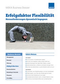 Abbildung von: Erfolgsfaktor Flexibilität - WEKA Schweiz