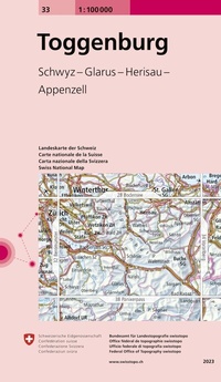 Abbildung von: 33 Toggenburg - swisstopo