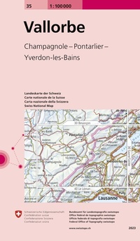 Abbildung von: 35 Vallorbe - swisstopo