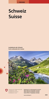 Abbildung von: Landeskarte der Schweiz 1:500 000 - swisstopo