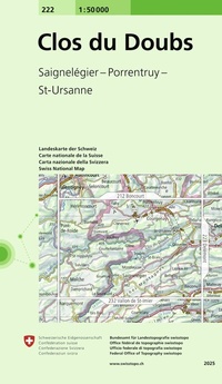 Abbildung von: 222 Clos du Doubs - swisstopo