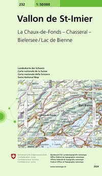 Abbildung von: 232 Vallon de St-Imier - swisstopo