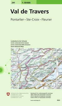 Abbildung von: 241 Val de Travers - swisstopo