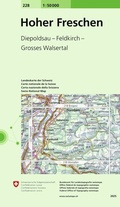 Cover: 228 Hoher Freschen - swisstopo