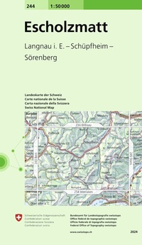 Abbildung von: 244 Escholzmatt - swisstopo