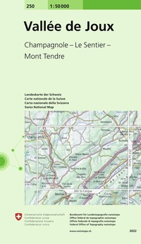 Abbildung von: 250 Vallée de Joux - swisstopo
