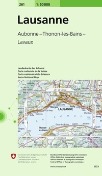 Abbildung von: 261 Lausanne - swisstopo