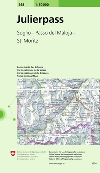 Abbildung von: 268 Julierpass - swisstopo