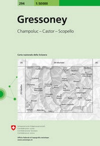 Abbildung von: 294 Gressoney - swisstopo