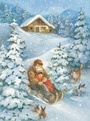 Cover: Adventskalender - Heidis Weihnachtsfahrt - NordSüd Verlag