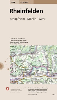 Abbildung von: 1048 Rheinfelden - swisstopo