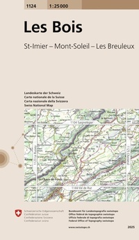 Abbildung von: 1124 Les Bois - swisstopo