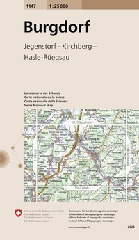 Abbildung von: 1147 Burgdorf - swisstopo