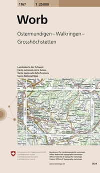 Abbildung von: 1167 Worb - swisstopo
