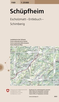 Abbildung von: 1169 Schüpfheim - swisstopo