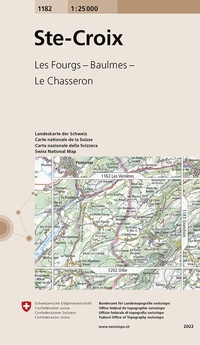 Abbildung von: 1182 Ste-Croix - swisstopo