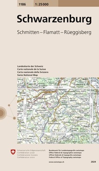 Abbildung von: 1186 Schwarzenburg - swisstopo