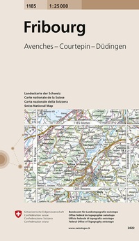 Abbildung von: 1185 Fribourg - swisstopo