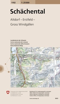 Abbildung von: 1192 Schächental - swisstopo
