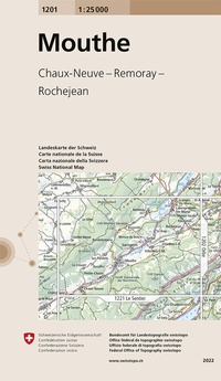 Abbildung von: 1201 Mouthe - swisstopo