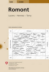 Abbildung von: 1204 Romont - swisstopo