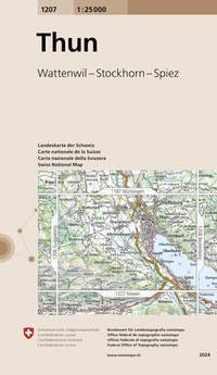 Abbildung von: 1207 Thun - swisstopo