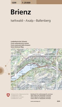 Abbildung von: 1209 Brienz - swisstopo