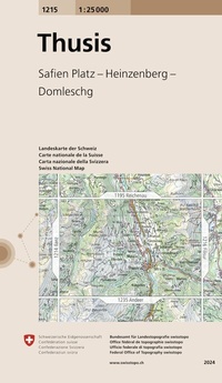 Abbildung von: 1215 Thusis - swisstopo