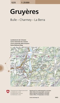 Abbildung von: 1225 Gruyères - swisstopo