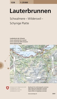 Abbildung von: 1228 Lauterbrunnen - swisstopo