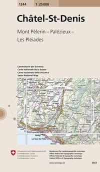 Abbildung von: 1244 Châtel-St-Denis - swisstopo