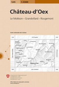Abbildung von: 1245 Château-d'Oex - swisstopo
