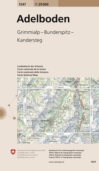 Abbildung von: 1247 Adelboden - swisstopo