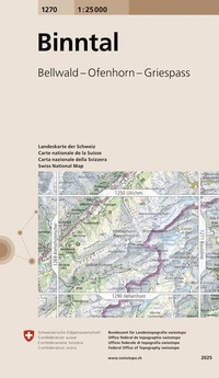 Abbildung von: 1270 Binntal - swisstopo