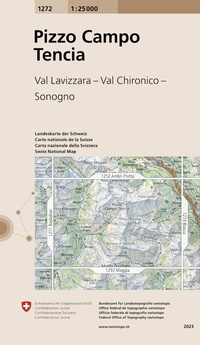 Abbildung von: 1272 Pizzo Campo Tencia - swisstopo